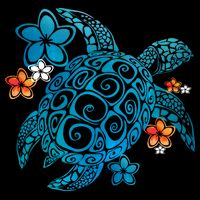 Sea Turtle Floral Tropical Pattern 16 in Basic Backpack