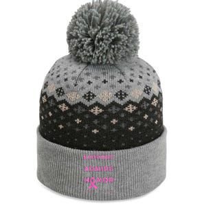 Support The Fighters Admire The Survivors Honor The Baniff Cuffed Pom Beanie