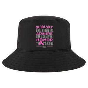 Support The Fighters Admire The Survivors Honor Cool Comfort Performance Bucket Hat