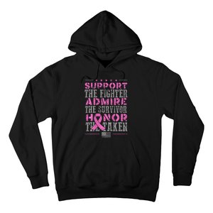 Support The Fighters Admire The Survivors Honor Hoodie