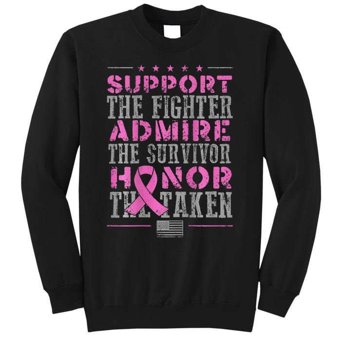 Support The Fighters Admire The Survivors Honor Sweatshirt