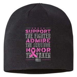 Support The Fighters Admire The Survivors Honor Sustainable Beanie