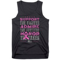 Support The Fighters Admire The Survivors Honor Tank Top