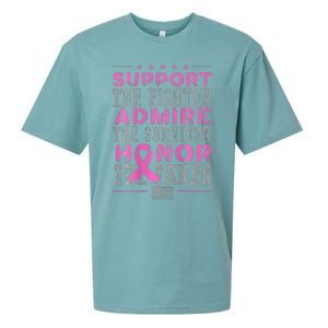 Support The Fighters Admire The Survivors Honor Sueded Cloud Jersey T-Shirt