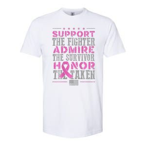 Support The Fighters Admire The Survivors Honor Softstyle CVC T-Shirt