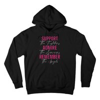 Support The Fighters Breast Cancer Awareness Month Hoodie