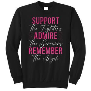 Support The Fighters Breast Cancer Awareness Month Sweatshirt