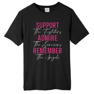 Support The Fighters Breast Cancer Awareness Month Tall Fusion ChromaSoft Performance T-Shirt