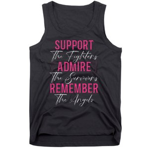 Support The Fighters Breast Cancer Awareness Month Tank Top