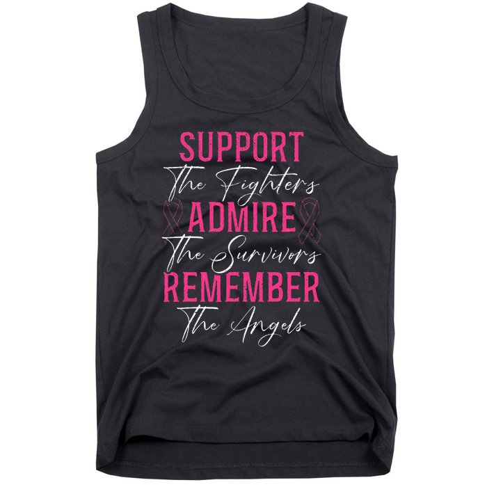 Support The Fighters Breast Cancer Awareness Month Tank Top