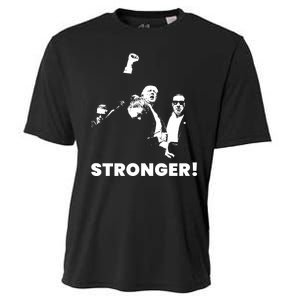 Stronger Trump Fight Support Cooling Performance Crew T-Shirt