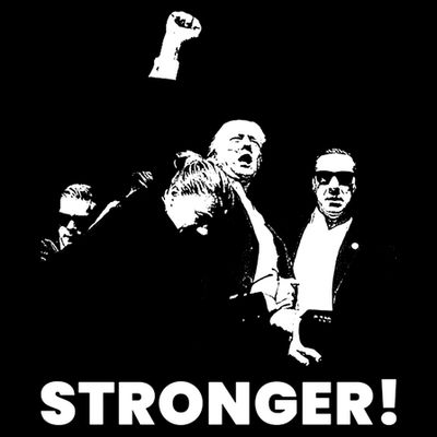 Stronger Trump Fight Support T-Shirt