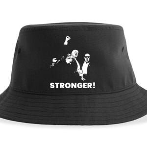 Stronger Trump Fight Support Sustainable Bucket Hat