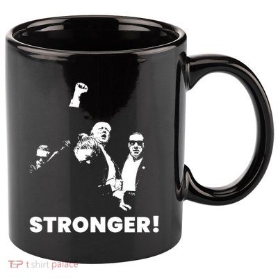 Stronger Trump Fight Support 11oz C Handle Ceramic Mug