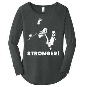 Stronger Trump Fight Support Women's Perfect Tri Tunic Long Sleeve Shirt