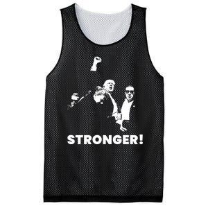 Stronger Trump Fight Support Mesh Reversible Basketball Jersey Tank