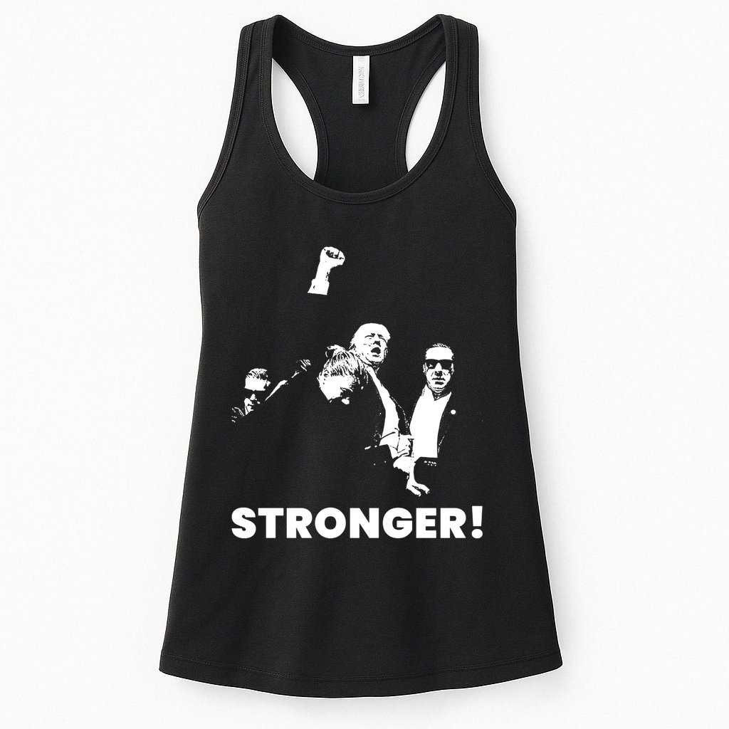 Stronger Trump Fight Support Womens Tank Top