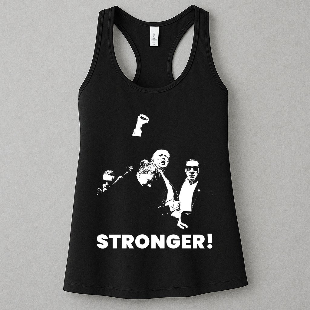 Stronger Trump Fight Support Womens Tank Top