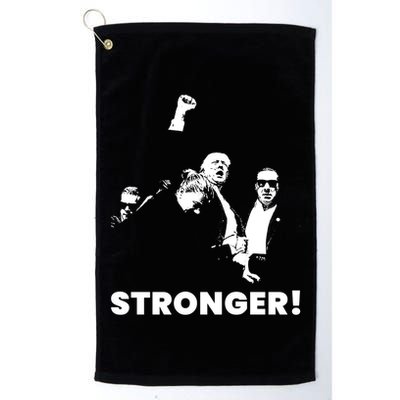 Stronger Trump Fight Support Golf Towel