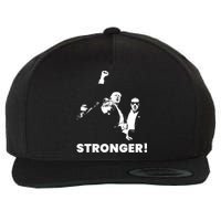 Stronger Trump Fight Support Wool Snapback Cap