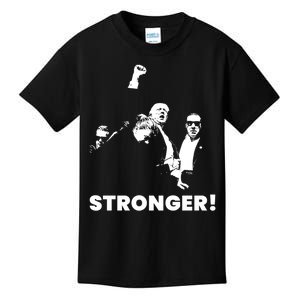 Stronger Trump Fight Support Kids T-Shirt