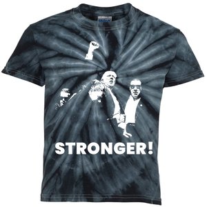 Stronger Trump Fight Support Kids Tie-Dye T-Shirt