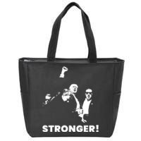 Stronger Trump Fight Support Zip Tote Bag