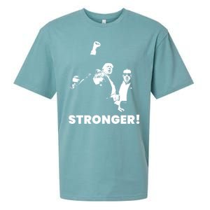 Stronger Trump Fight Support Sueded Cloud Jersey T-Shirt