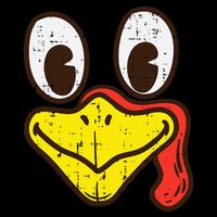 Silly Turkey Face Funny Thanksgiving Dinner Impact Tech Backpack