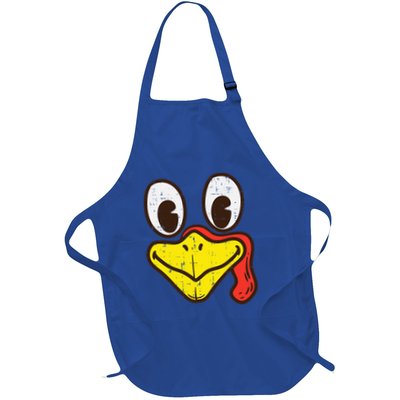 Silly Turkey Face Funny Thanksgiving Dinner Apron
