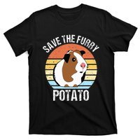 Save The Furry Potato Funny Guinea Pig T-Shirt