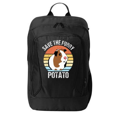 Save The Furry Potato Funny Guinea Pig City Backpack