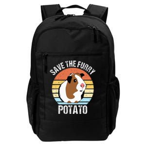 Save The Furry Potato Funny Guinea Pig Daily Commute Backpack