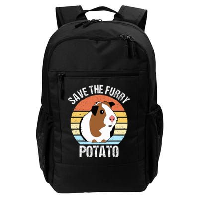 Save The Furry Potato Funny Guinea Pig Daily Commute Backpack