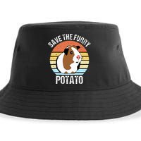 Save The Furry Potato Funny Guinea Pig Sustainable Bucket Hat