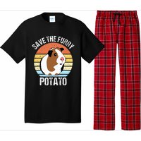 Save The Furry Potato Funny Guinea Pig Pajama Set