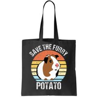 Save The Furry Potato Funny Guinea Pig Tote Bag