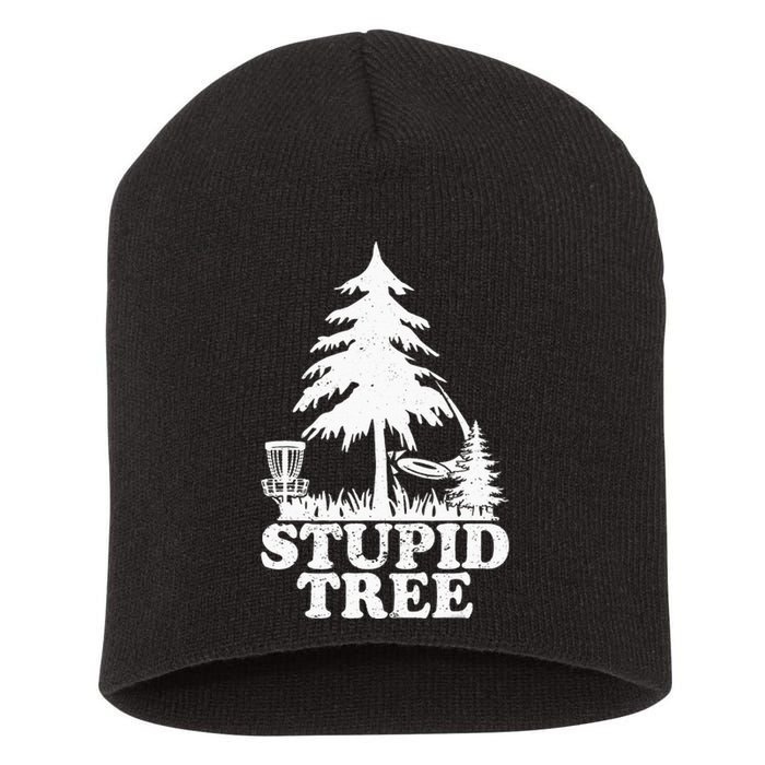 Stupid Tree Flying Disc Golf Team Player Short Acrylic Beanie