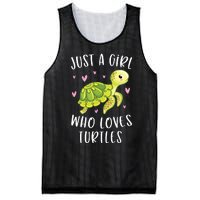 Sea Turtle For Girl Just A Girl Who Loves Turtles Mesh Reversible Basketball Jersey Tank