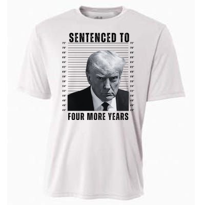 Sentenced To Four More Years Funny President Mugshot Cooling Performance Crew T-Shirt