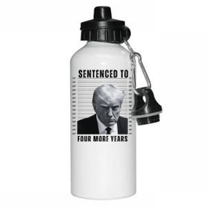 Sentenced To Four More Years Funny President Mugshot Aluminum Water Bottle