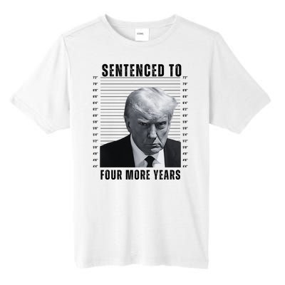 Sentenced To Four More Years Funny President Mugshot Tall Fusion ChromaSoft Performance T-Shirt