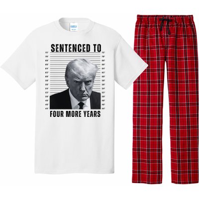 Sentenced To Four More Years Funny President Mugshot Pajama Set