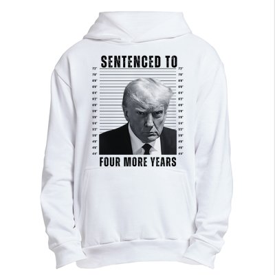 Sentenced To Four More Years Funny President Mugshot Urban Pullover Hoodie