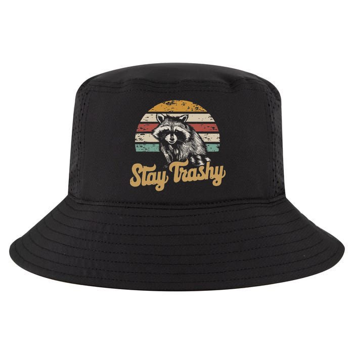 Stay Trashy Funny Opossum Raccoon Internet Memes Funny Meme Cool Comfort Performance Bucket Hat