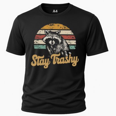 Stay Trashy Funny Opossum Raccoon Internet Memes Funny Meme Performance Shirt