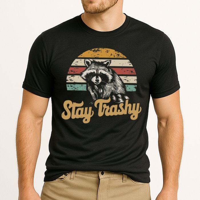 Stay Trashy Funny Opossum Raccoon Internet Memes Funny Meme Performance Shirt