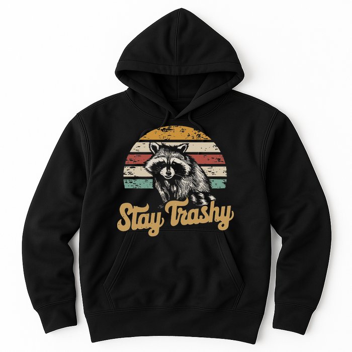Stay Trashy Funny Opossum Raccoon Internet Memes Funny Meme Hoodie