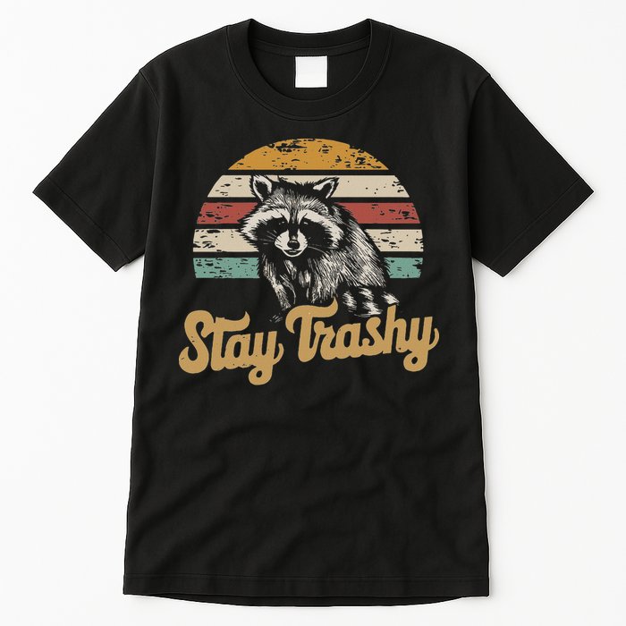 Stay Trashy Funny Opossum Raccoon Internet Memes Funny Meme Tall T-Shirt