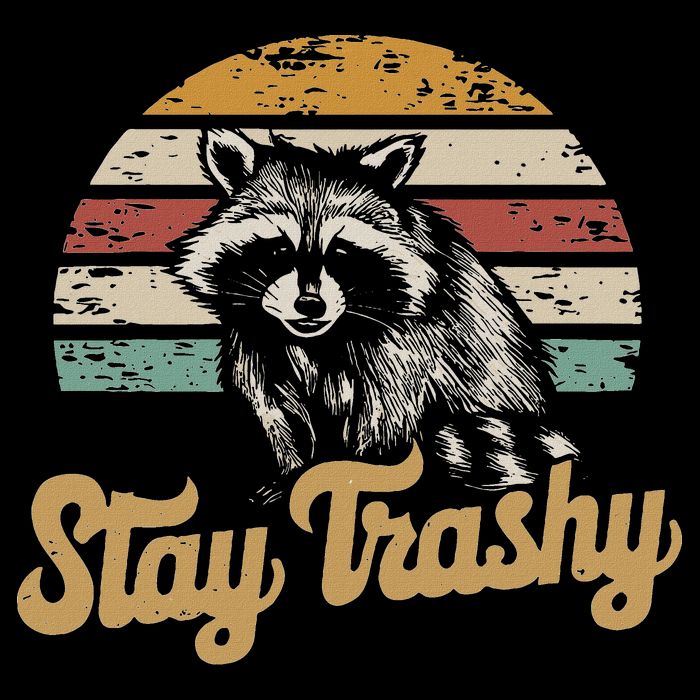 Stay Trashy Funny Opossum Raccoon Internet Memes Funny Meme Tall T-Shirt
